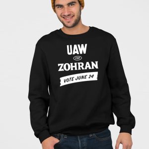 Uaw For Zohran Vote June 24 Shirt 4