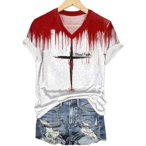 Bloodstain I Bleed Faith Shirt
