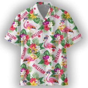 Family Trip Vacation Custom Hawaiian Floral Shirt