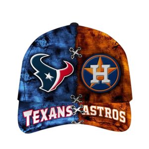 Texans x Astros Customized Classic Cap