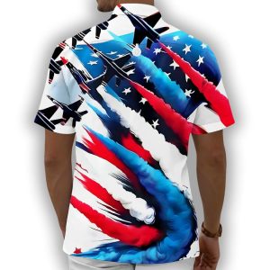 Airplane 4th Of July Hawaiian Shirt1