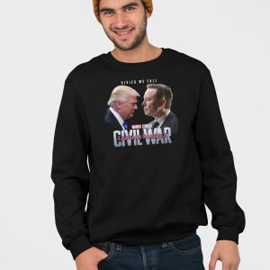 Captain America Civil War Trump Vs Elon Shirt 4