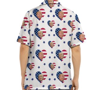 Trump American hearts Hawaiian Shirt2