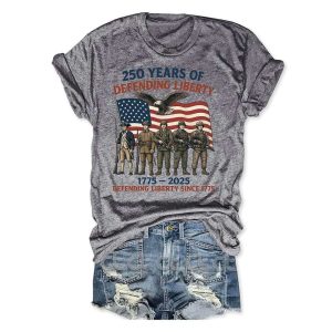 250 Years Of Defending Liberty Since 1775 T Shirt3