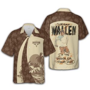 Morgan Wallen Im The Problem Tour 2025 Hawaiian Shirt