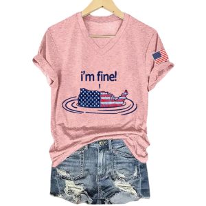 FDT Im Fine 4th of July Shirt5