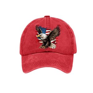 American Flag Eagle Print Unisex Hat3