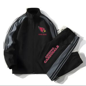 Cardinals Football Unisex Style Versatile Sports Set Jacket And Pants1