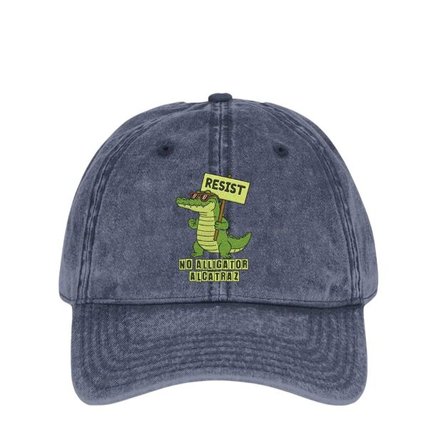 Resist No Alligator Alcatraz Hat