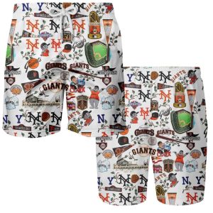 Giants Homeruns Hibiscus and Golden Memories Hawaiian Shirt3