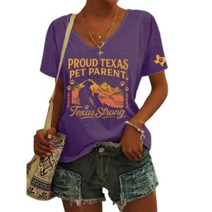 Proud Texas Pet Parent Texas Strong Shirt4