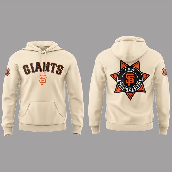 2025 Giants Law Enforcement Appreciation Day Hoodie