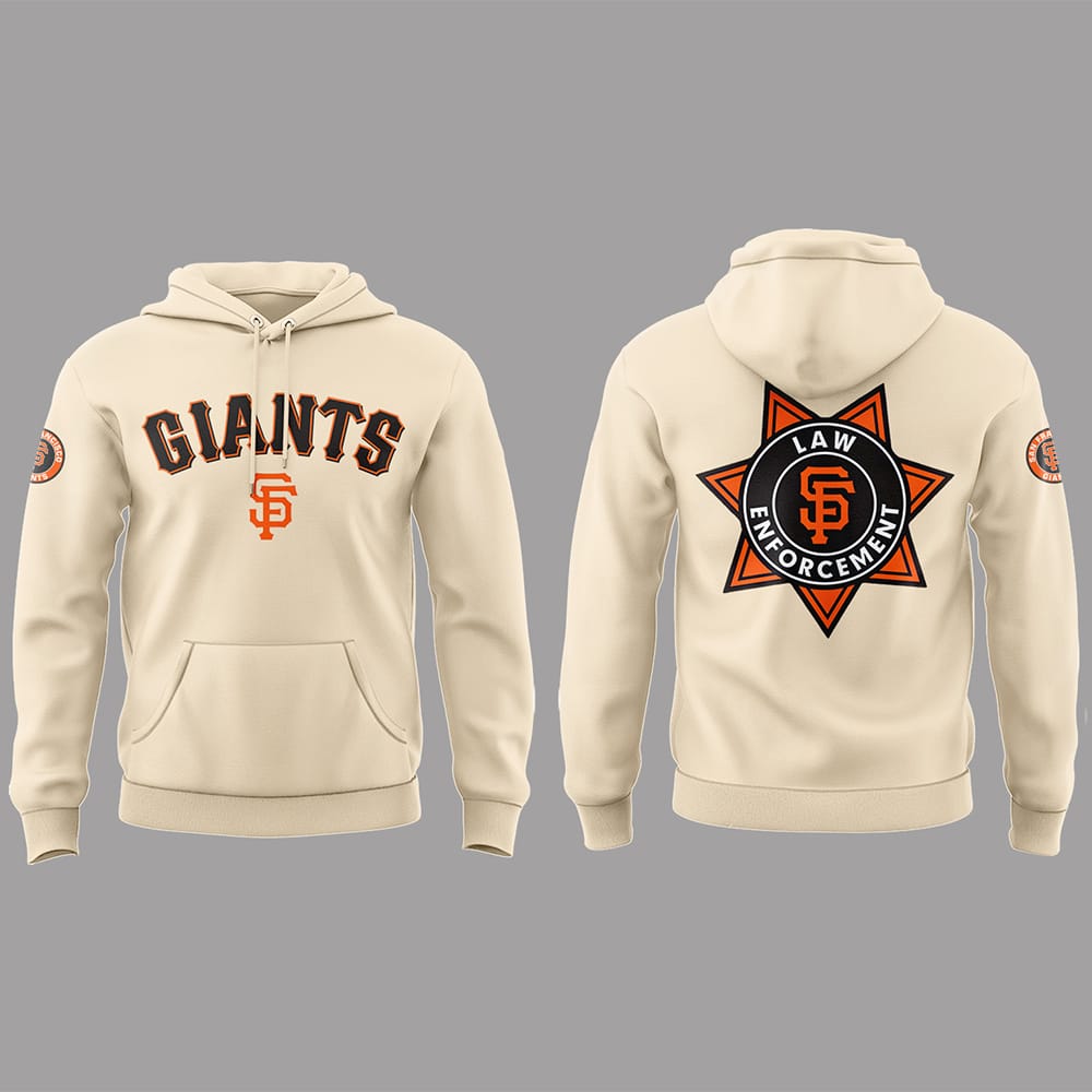 2025 Giants Law Enforcement Appreciation Day Hoodie 2025 Giants Law Enforcement Appreciation Day Hoodie