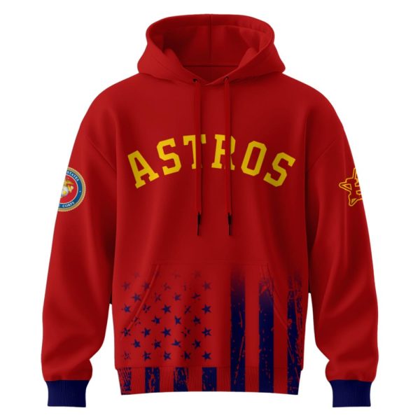 2025 Astros 250th Marine Corps Birthday Hoodie