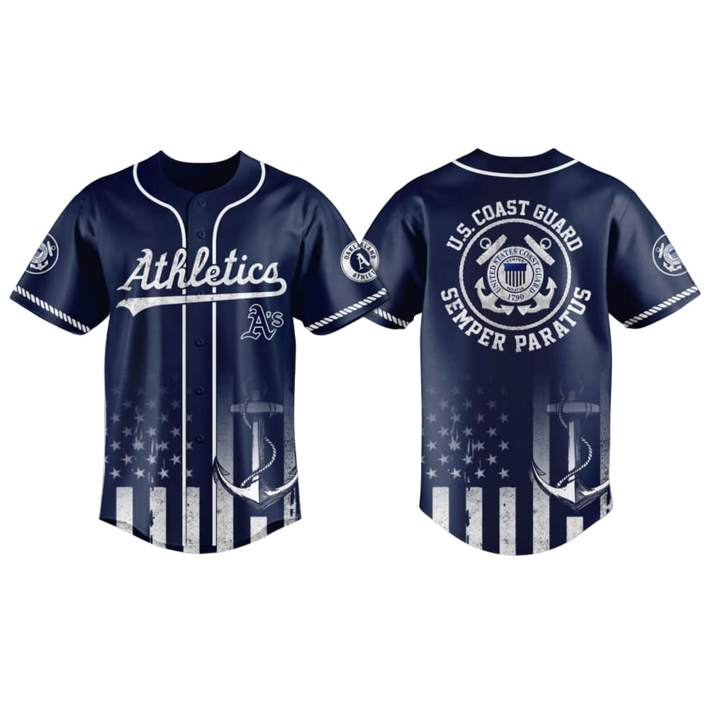 2025 Athletics US Coast Guard Jersey 2025 Athletics US Coast Guard Jersey