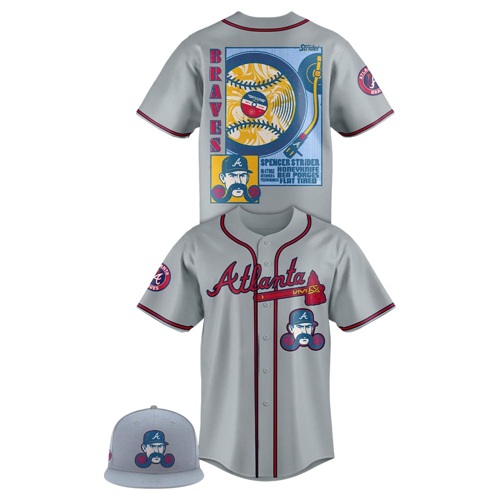 2025 Braves Spencer Strider Baseball Jersey 2025 Braves Spencer Strider Baseball Jersey