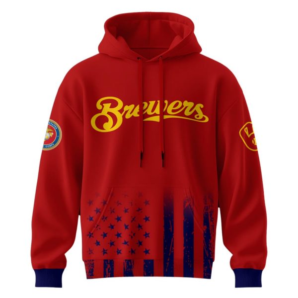 2025 Brewers 250th Marine Corps Birthday Hoodie