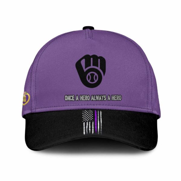 2025 Brewers Purple Heart Day Jersey