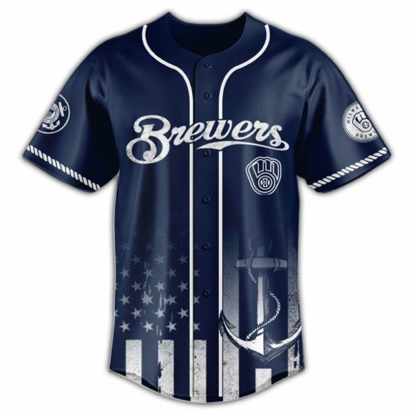 2025 Brewers US Coast Guard Jersey