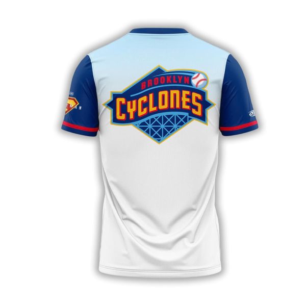 2025 Brooklyn Cyclones Superman Night Jersey