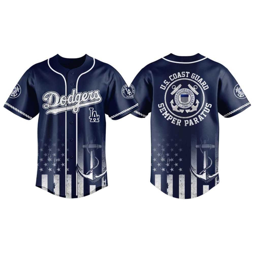 2025 Dodgers US Coast Guard Jersey 2025 Dodgers US Coast Guard Jersey