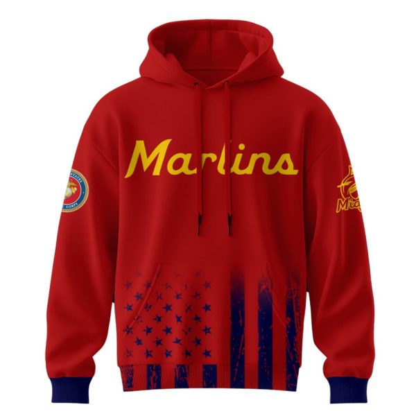 2025 Marlins 250th Marine Corps Birthday Hoodie