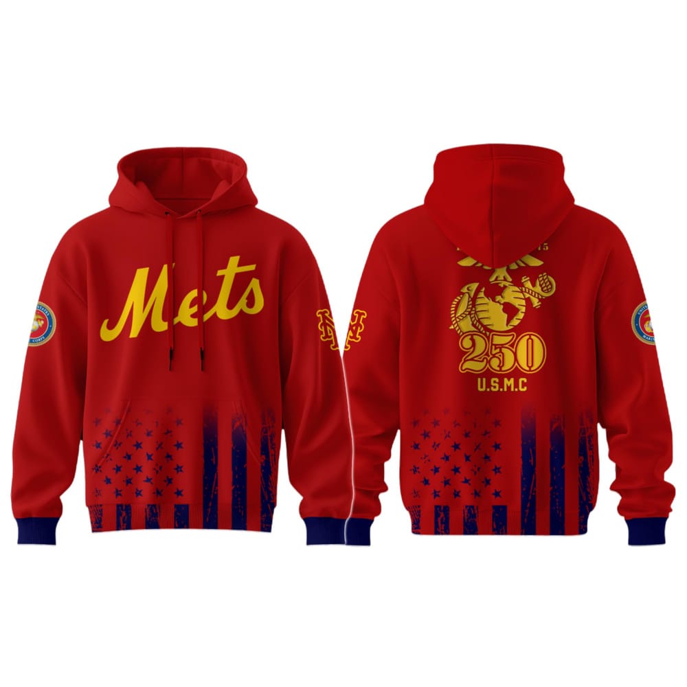 2025 Mets 250th Marine Corps Birthday Hoodie 2025 Mets 250th Marine Corps Birthday Hoodie