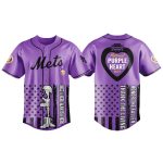2025 Mets Purple Heart Day Jersey