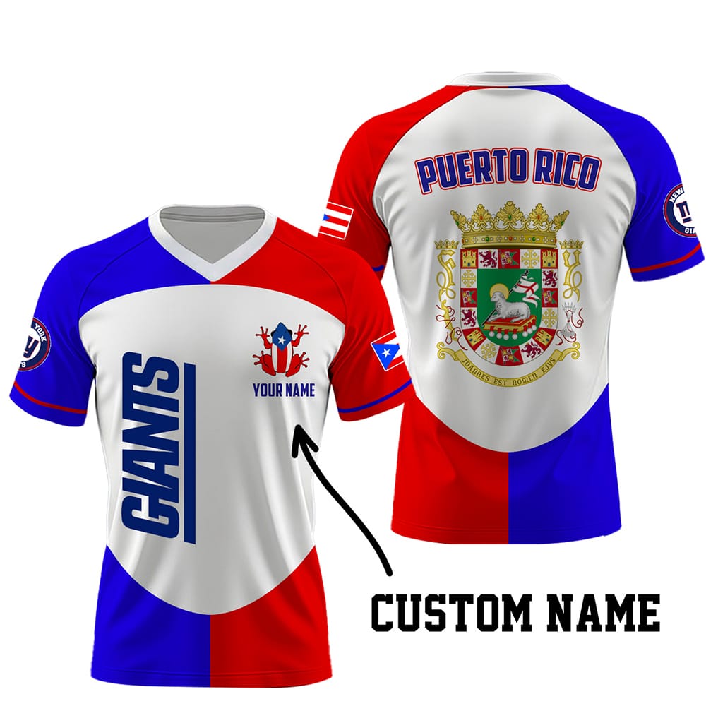 2025 NY Giants Puerto Rico Jersey 2025 NY Giants Puerto Rico Jersey