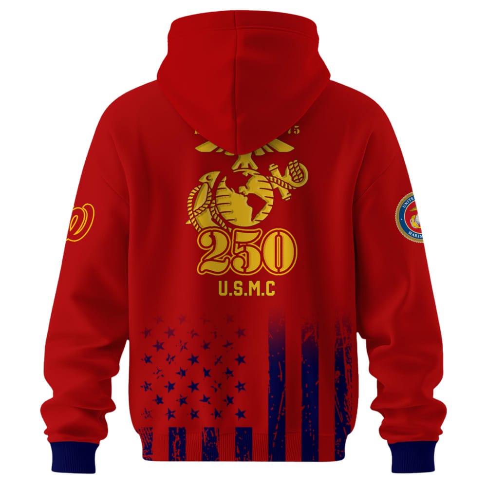 2025 Nationals 250th Marine Corps Birthday Hoodie 2025 Nationals 250th Marine Corps Birthday Hoodie
