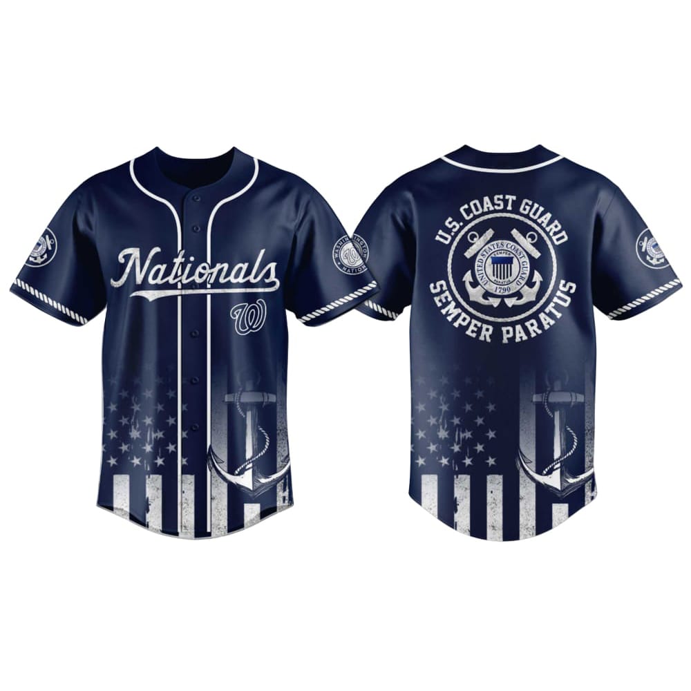 2025 Nationals US Coast Guard Jersey 2025 Nationals US Coast Guard Jersey