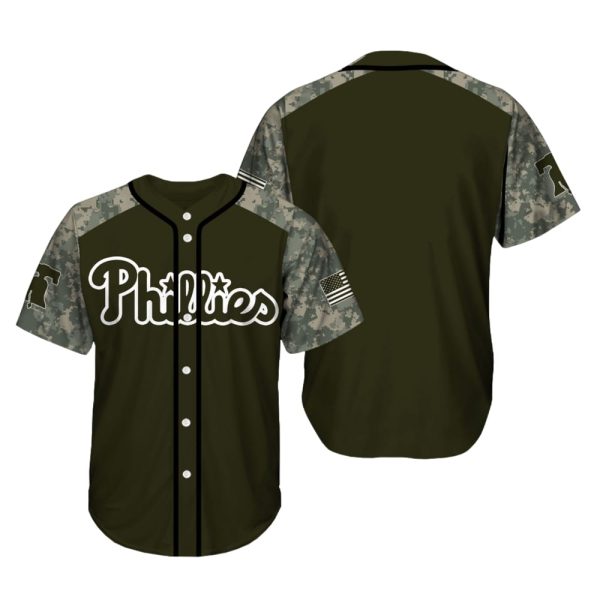 2025 Phillies Salute to Service Night Jersey