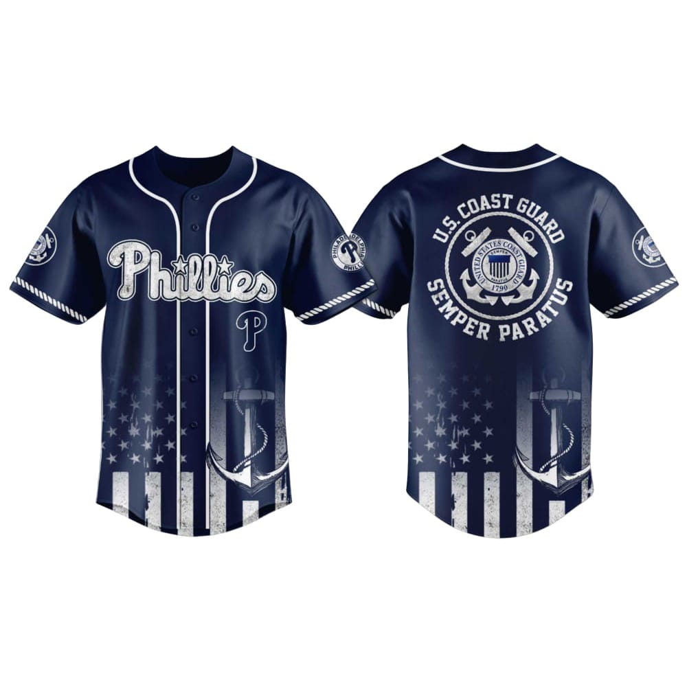 2025 Phillies US Coast Guard Jersey 2025 Phillies US Coast Guard Jersey