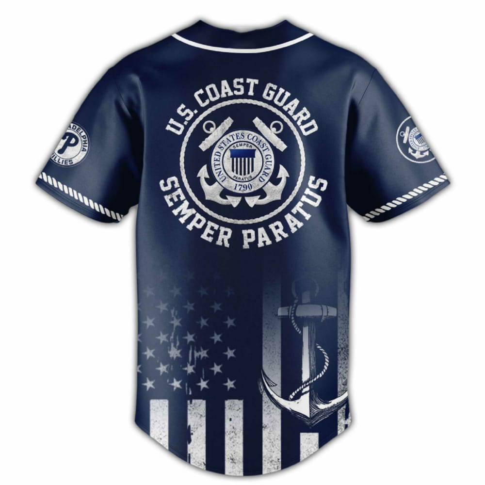2025 Phillies US Coast Guard Jersey 2025 Phillies US Coast Guard Jersey