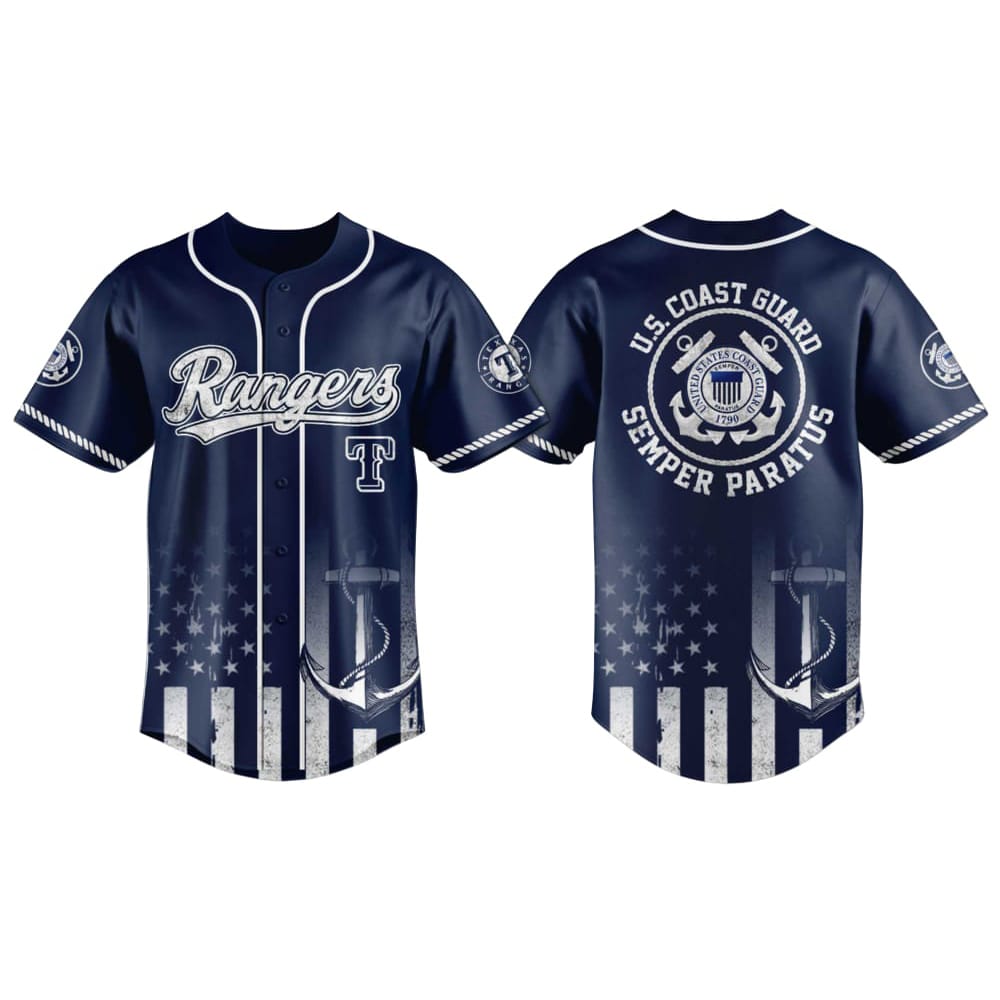 2025 Rangers US Coast Guard Jersey 2025 Rangers US Coast Guard Jersey