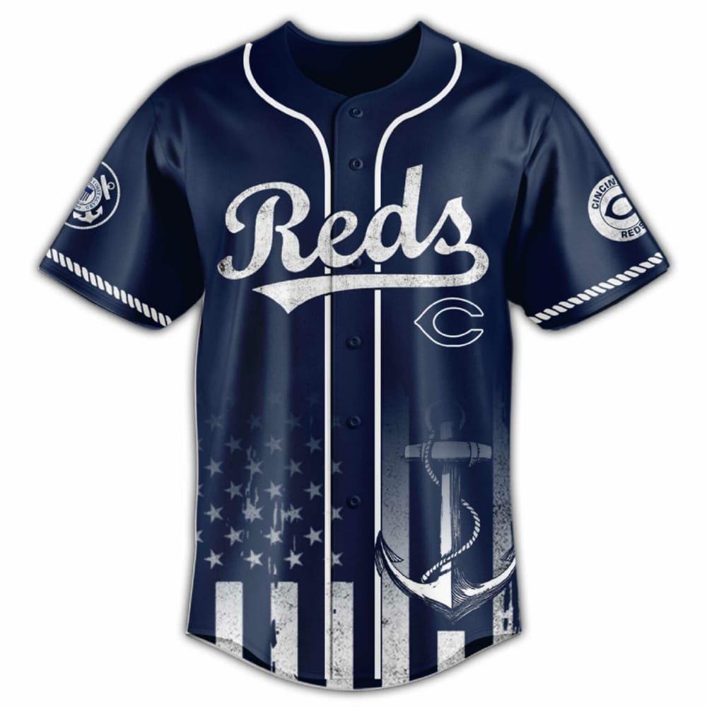 2025 Reds US Coast Guard Jersey 2025 Reds US Coast Guard Jersey