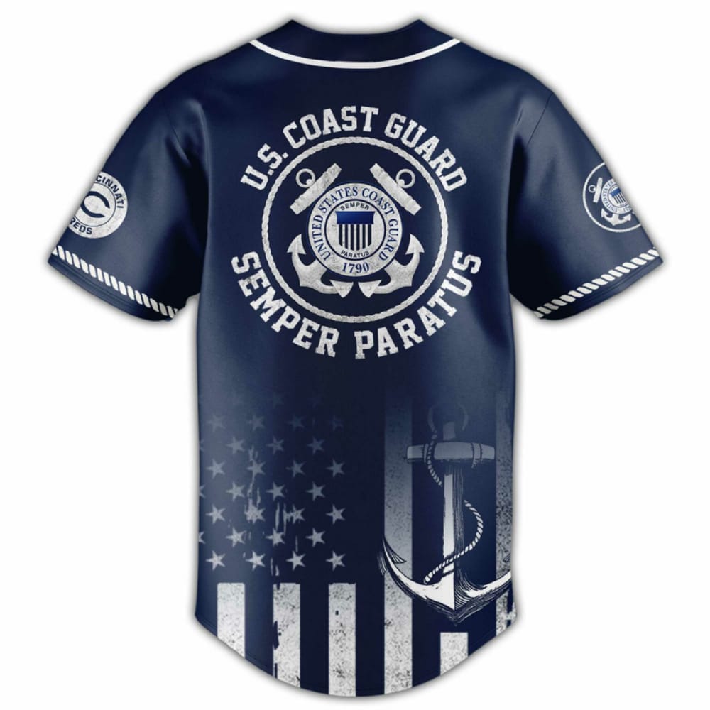 2025 Reds US Coast Guard Jersey 2025 Reds US Coast Guard Jersey