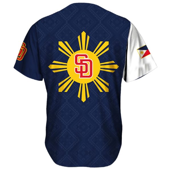 2025 SD Padres Celebrating Filipino Heritage Night Jersey