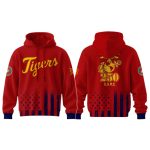 2025 Tigers 250th Marine Corps Birthday Hoodie