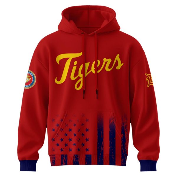 2025 Tigers 250th Marine Corps Birthday Hoodie