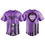 2025 Twins Purple Heart Day Jersey