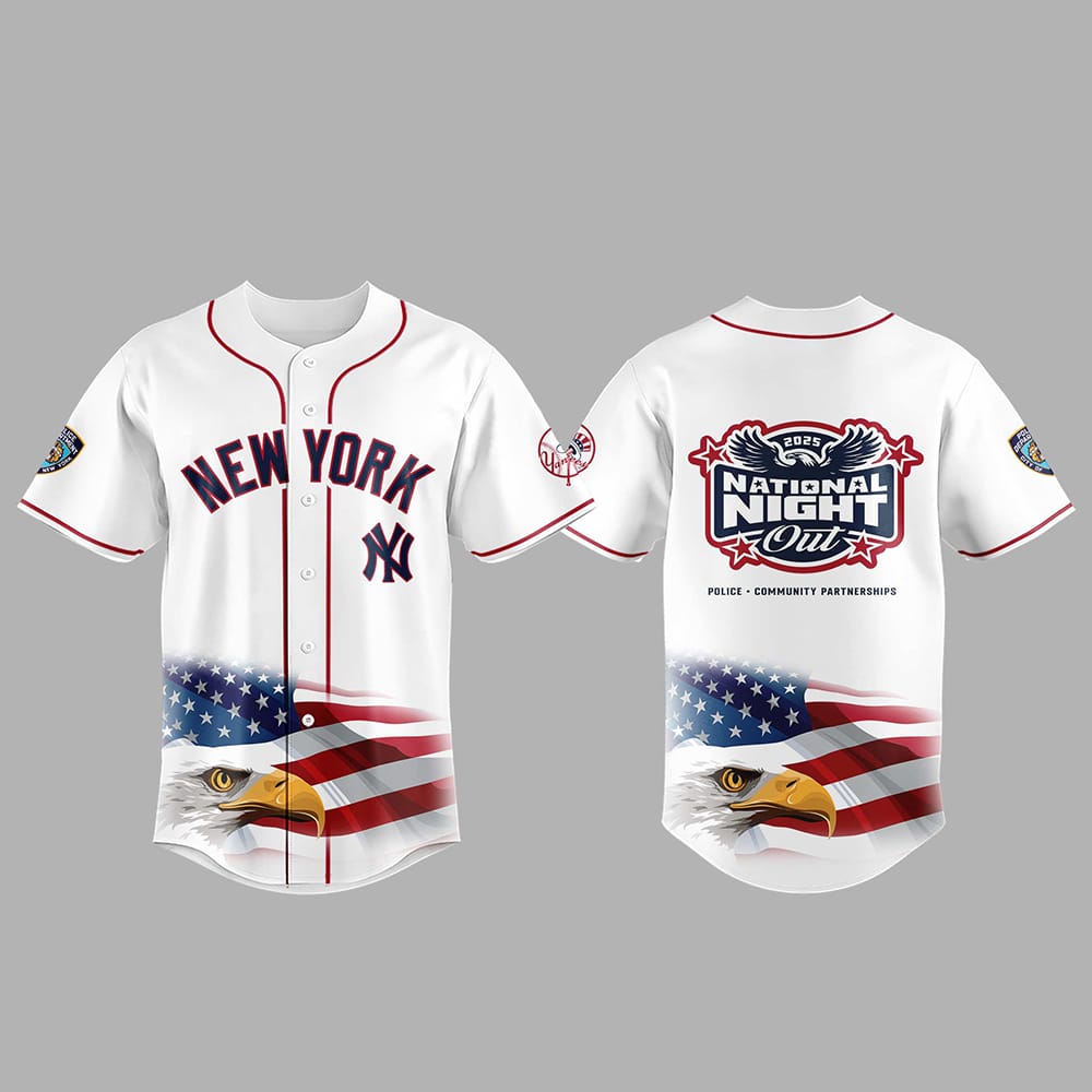 2025 Yankees National Night Out Jersey 2025 Yankees National Night Out Jersey