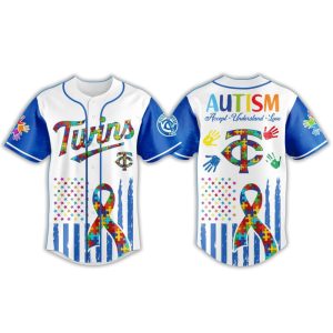 Twins Autism Awareness Month Jersey 2025