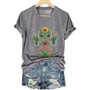 Womens Texas Pet Relief Print T Shirt1