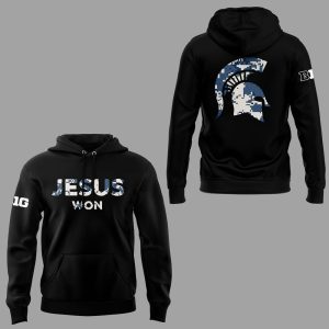 Michigan State Football Jesus Won Shirt 20251
