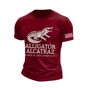 Alligator Alcatraz Check In And Chomp Out Shirt4