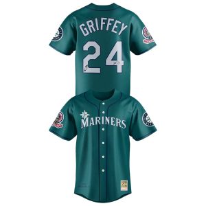 Morgan Wallen Mariners 1995 Ken Griffey JR Signature Jersey