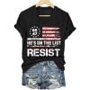8647 He’s On The List Resist Shirt