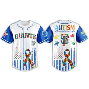 Giants Autism Awareness Month Jersey 2025