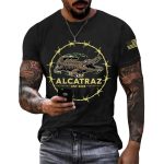 Men's Alligator Alcatraz Funny Florida Everglades Dark Humor Tee